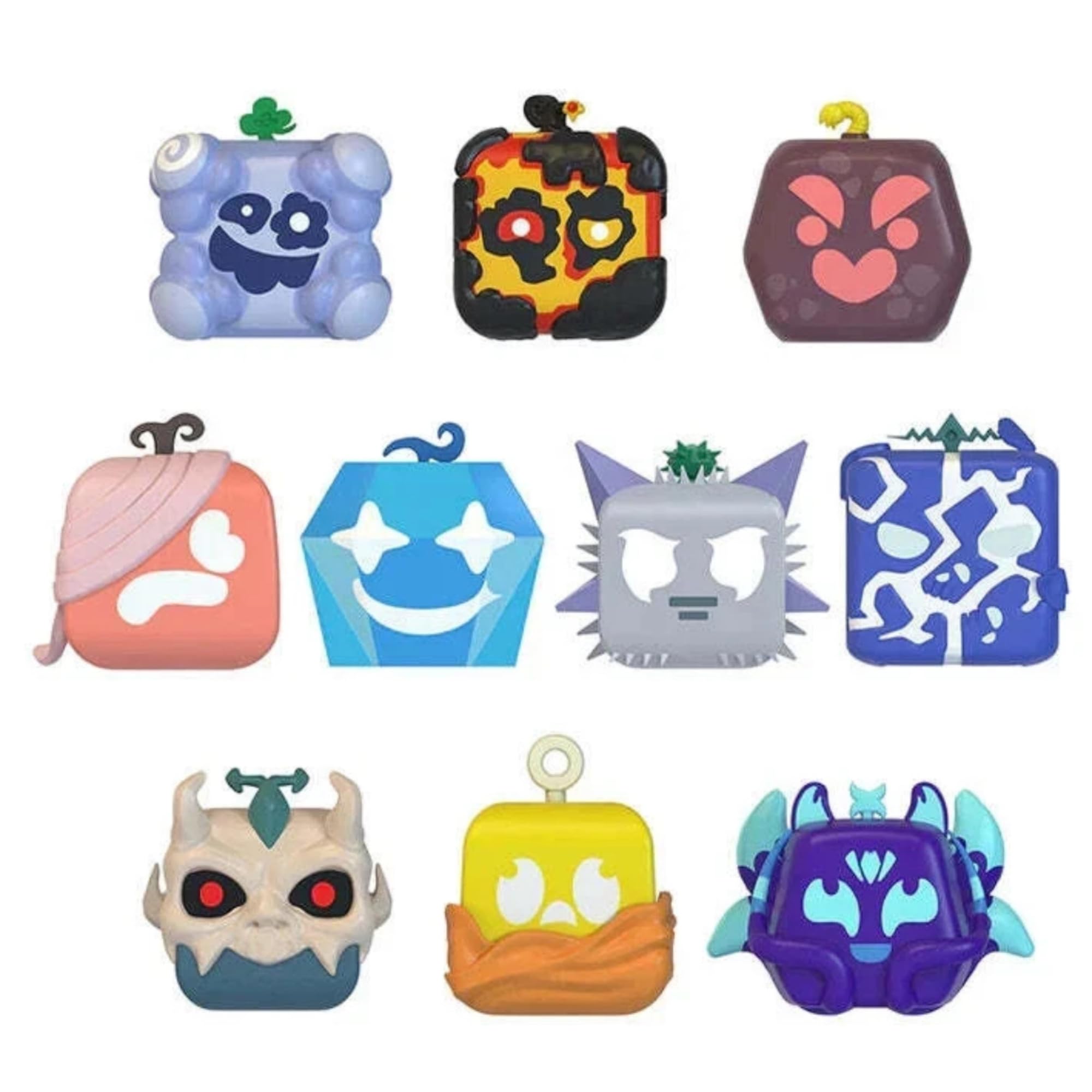 Blox Fruits ミニフィギュア4個入り シリーズ2 Amazon.com: Blox Fruits MiniFig Mystery 4 Pack - Series 2 : Toys